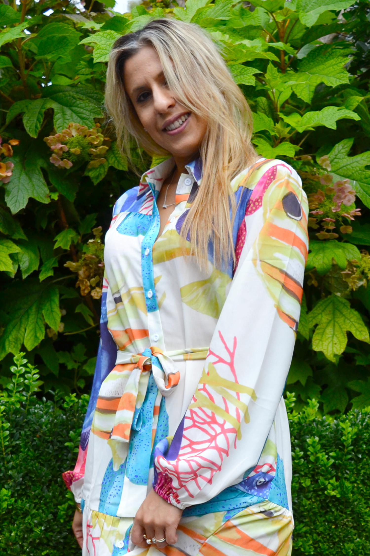 Ostara Collection - Wholesale Dress - Women's - Reef Romance MIDI Shirt Dress5