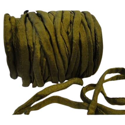 Sun Enterprises B.V. - Wholesale Craft Supplies - Habotai Silk Cords - 4661 - Olive