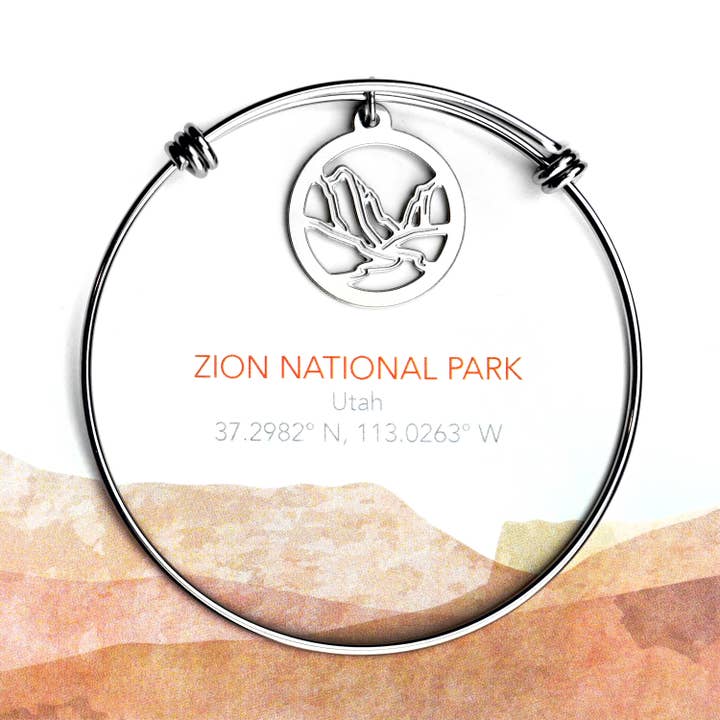 Zion National Park Bracelet (The Narrows) for wholesale by Melissa Lew