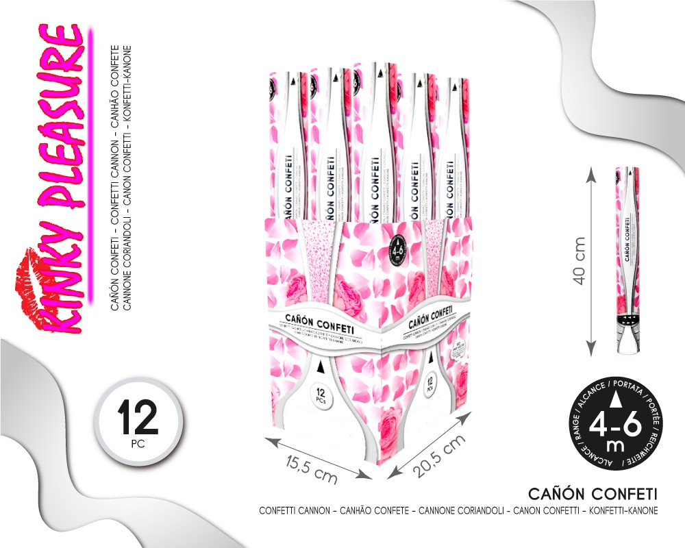 Kinky Pleasure - Wholesale Party Popper - Kinky Pleasure - Party Popper Confetti Cannon - 3 Models5