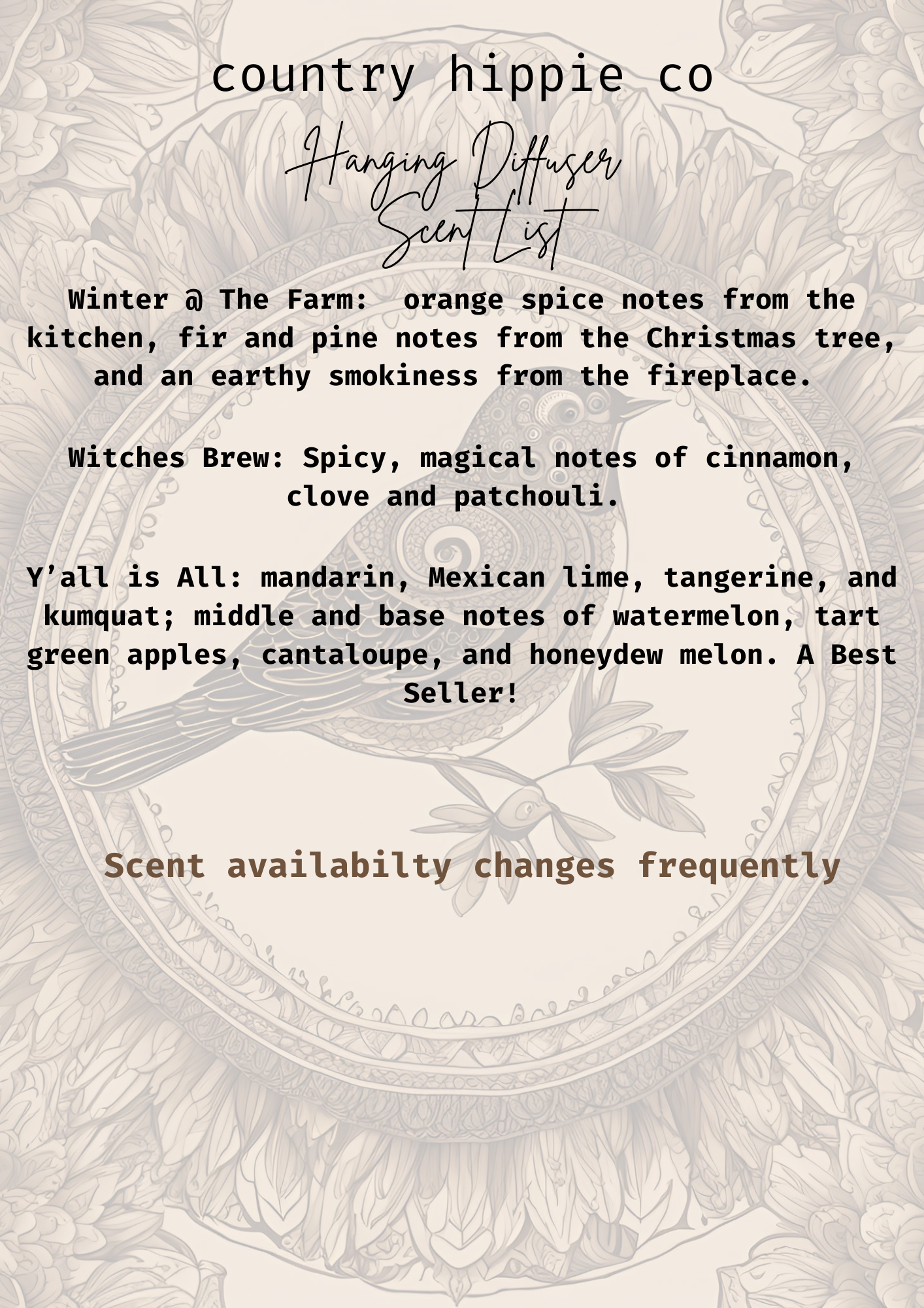 Country Hippie Co. - Vendita all'ingrosso Deodorante per auto - Unisex - Diffusore di fragranze da appendere per auto/armadio11