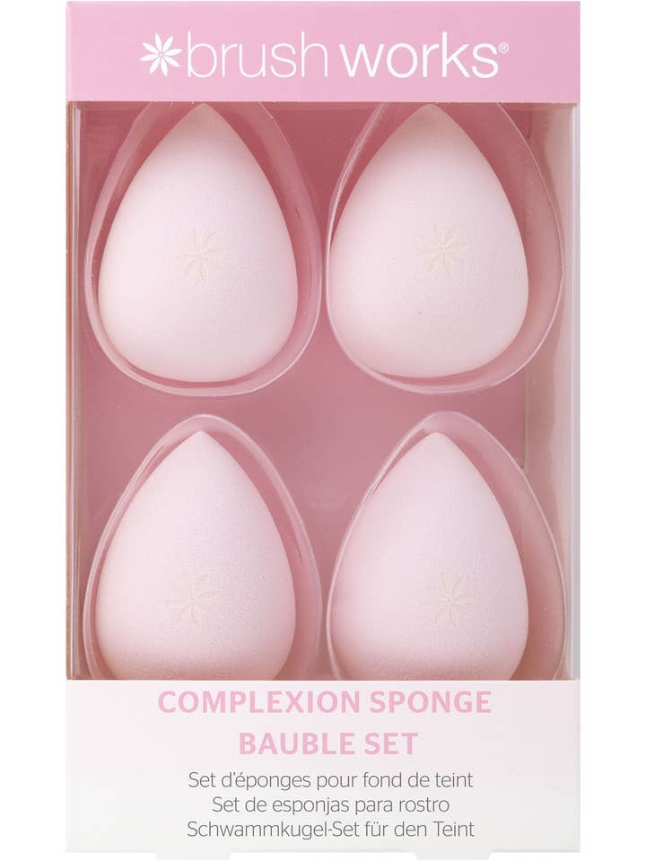 Brushworks Complexion Sponge Set - 4 Pack for wholesale by Soinvogue