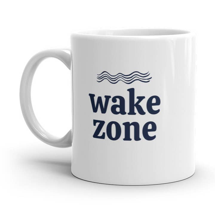 Coffee Mug - Beach House Mug, Lake House Mug :: Wake Zone for wholesale by Lucky Blue