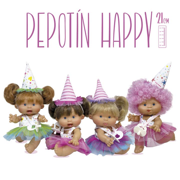 PEPOTIN DOLL SPECIAL HAPPY BIRTHDAY 8UD for wholesale by Nines Artesanals d'Onil Dolls