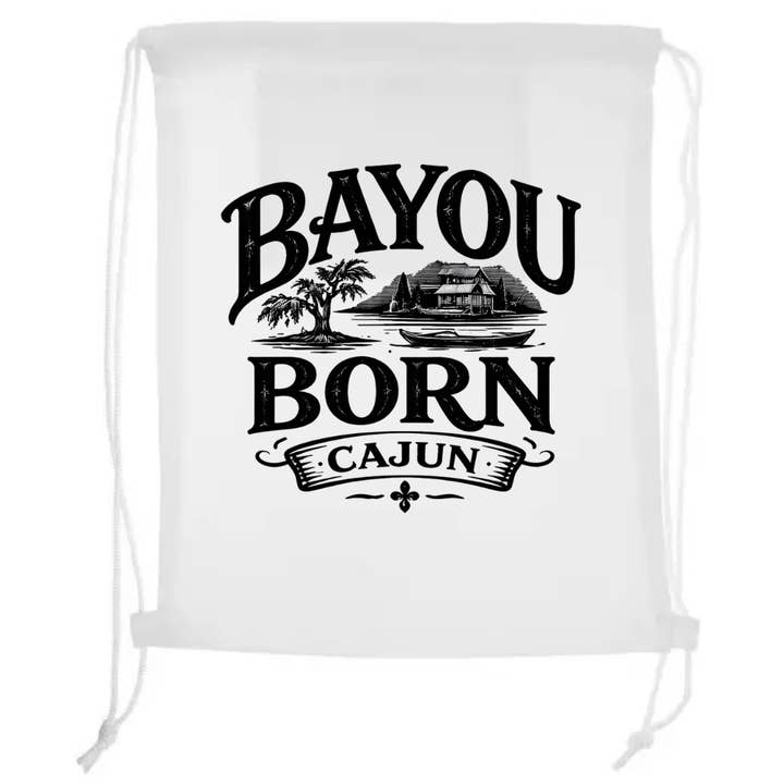Bayou Born Drawstring Backpack for wholesale by Bayou Born