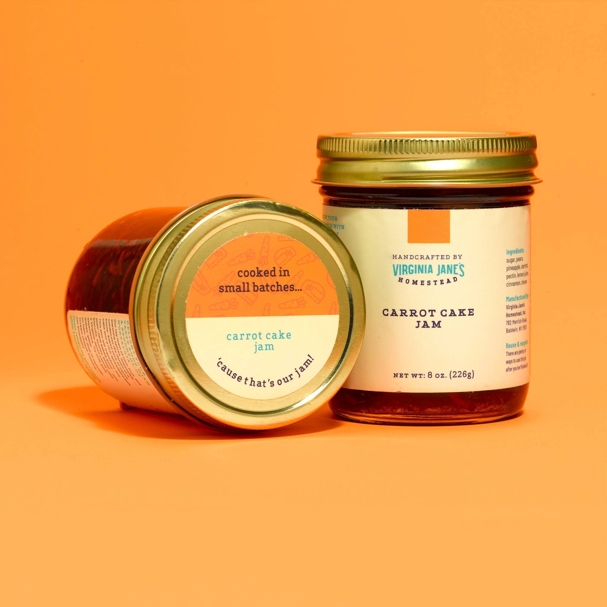 Virginia Janes Homestead – wholesale Jam/jelly – Carrot Cake Jam2