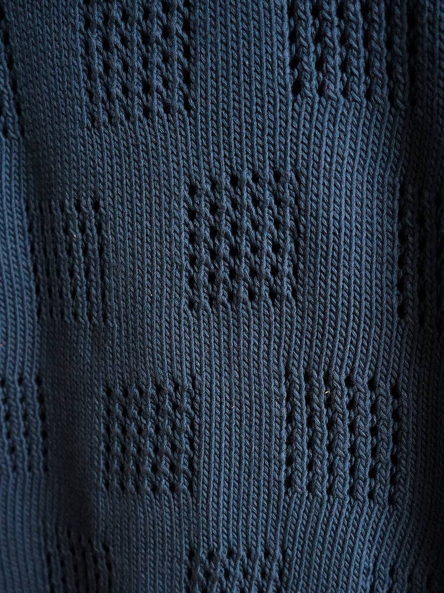 The Endery - Wholesale Sweater Vest - Women's - Katt Eyelet Vest - Viridian1