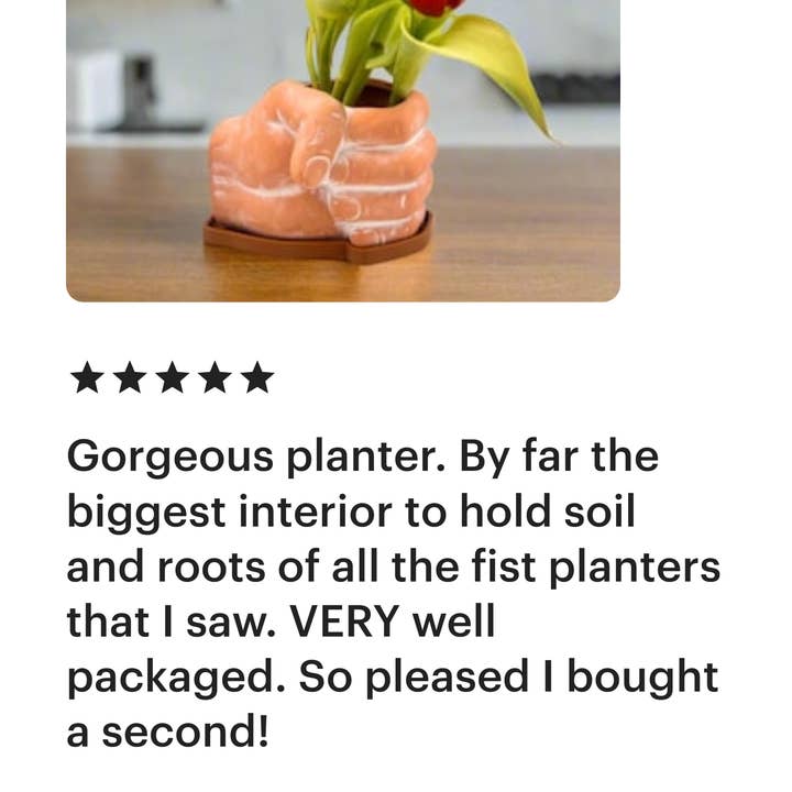 Simply Supplied Co - Venta al por mayor Macetas - Maceta de Barro Terracota Moderna Hecha a Mano | Regalo Bohemio | Divertido, Lindo4