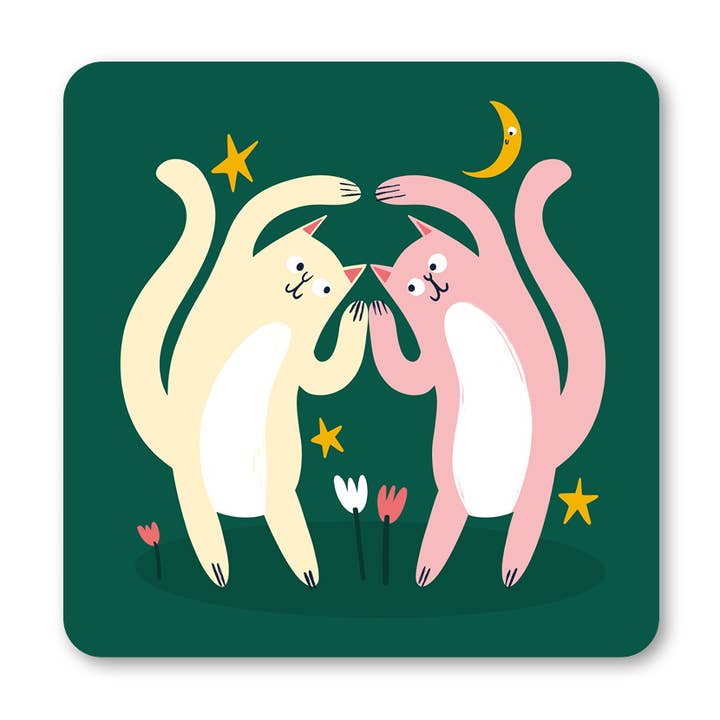 Danceypoo Coaster for wholesale by Lucy Maggie Designs