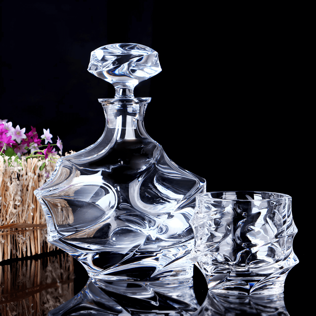 TsukiGlass - Wholesale Decanter - Storm Japanese Crystal Whisky Decanter12