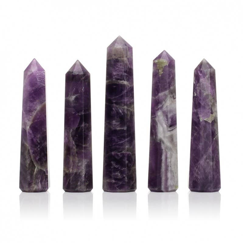 UniArt - Wholesale Spiritual Stone/Crystal - 8-Sided Amethyst Point0