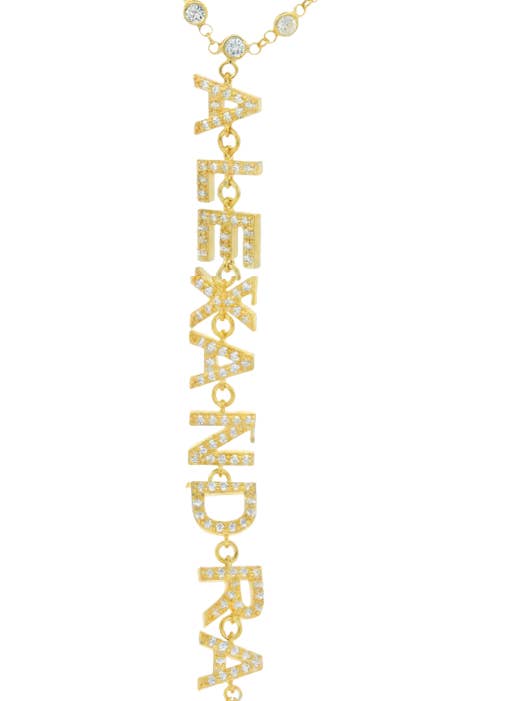 Bezel Name Handchain for wholesale by Shop Alexandra Madison