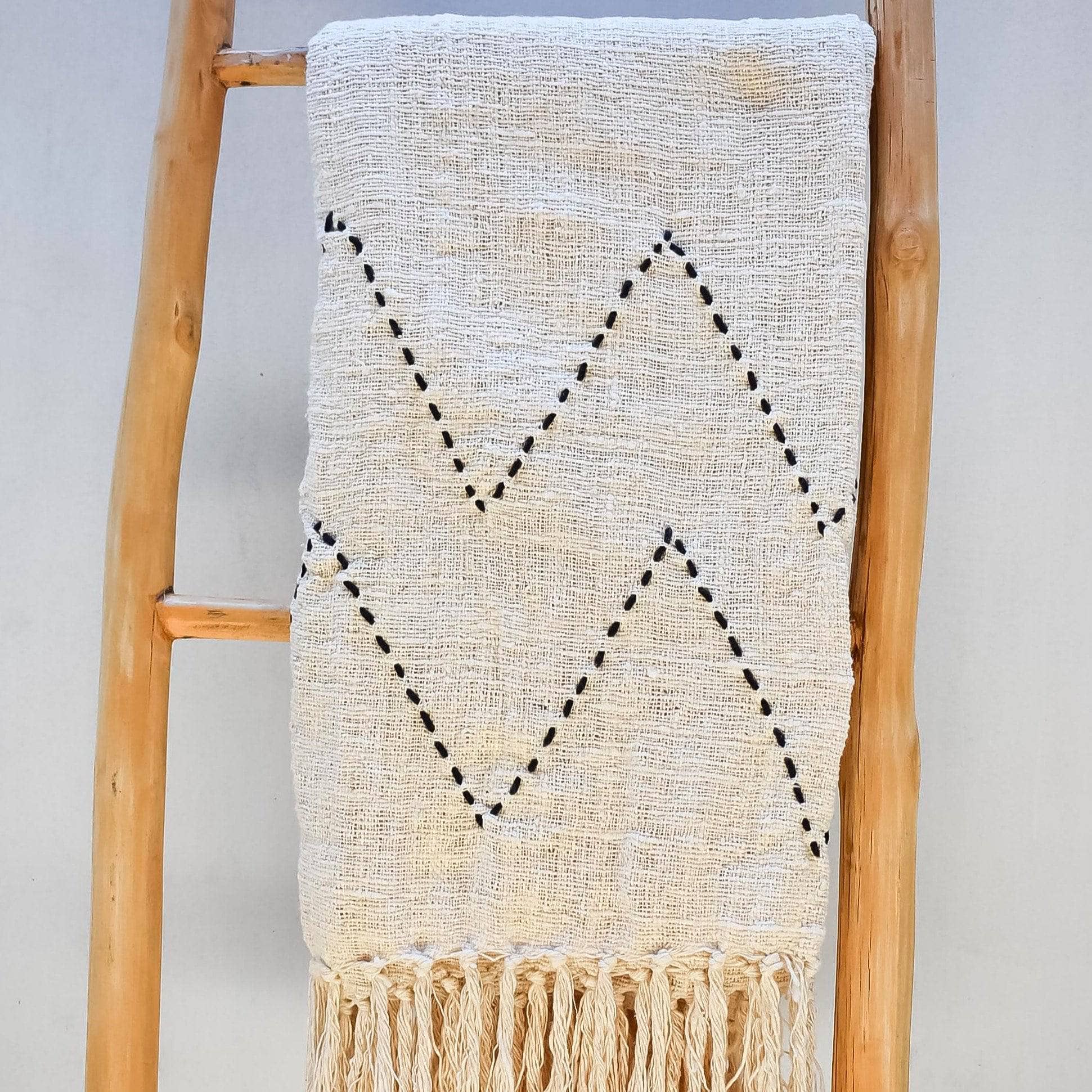 Joglo living – wholesale Prydnadsfilt – Toraja filt 001 - filt av ekologisk bomull0