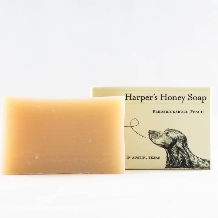 Fredericksburg Peach Soap for wholesale by Harper's Honey