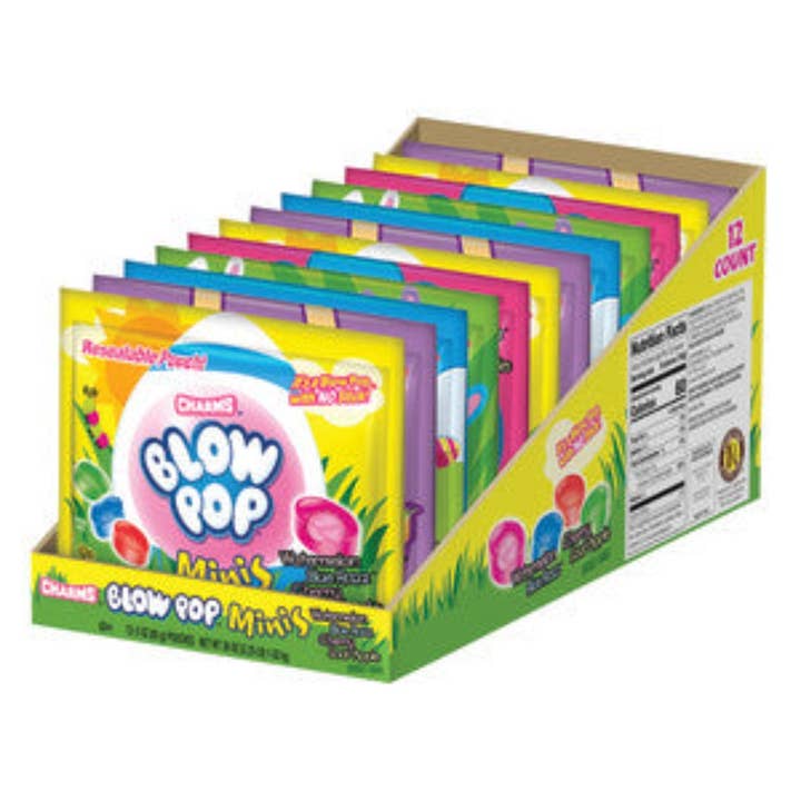 Charms Blow Pop Minis Easter 3oz - 12ct for wholesale by I Got Your Candy