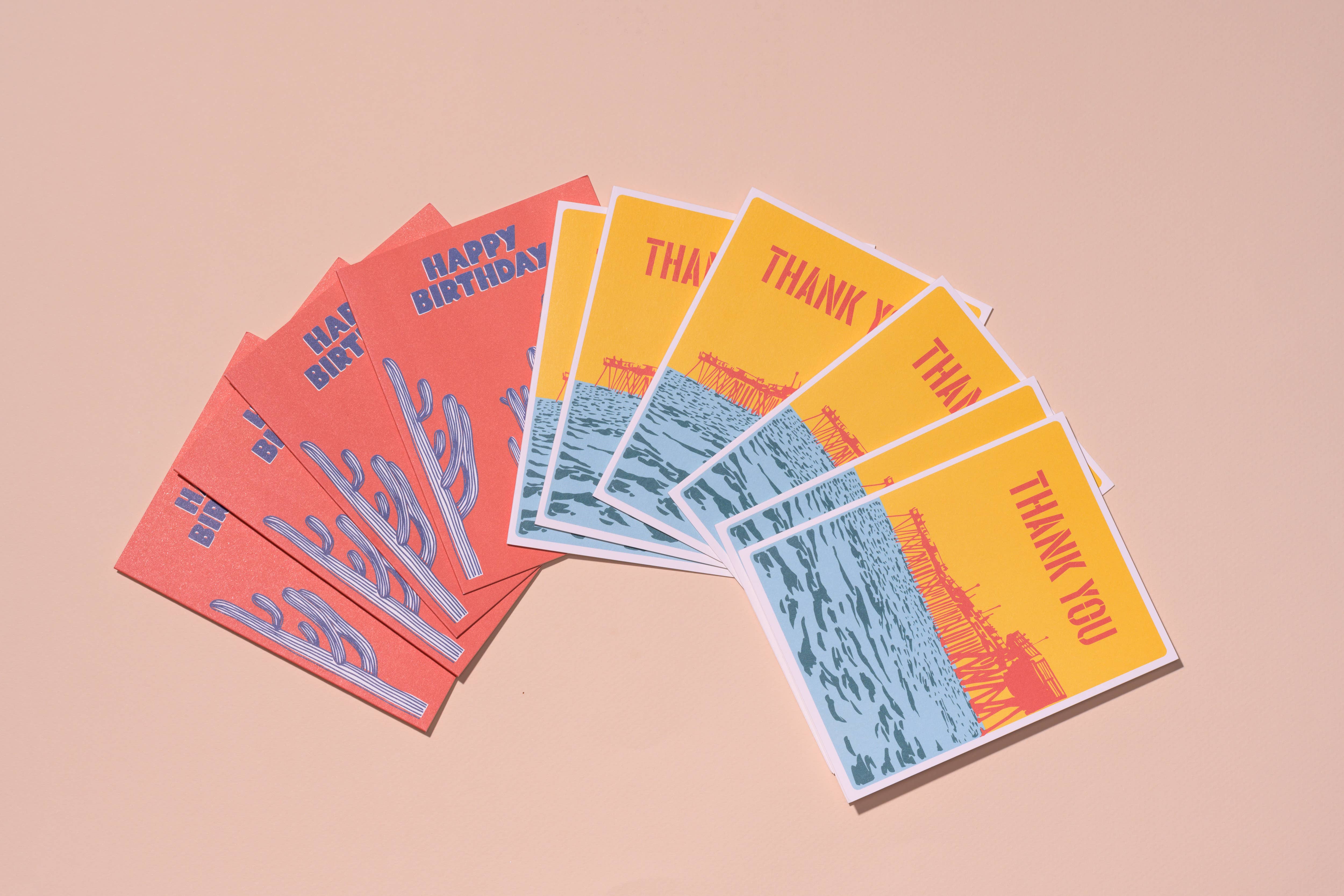 Red Cap Cards - Wholesale Birthday Card - Saguaro Cactus birthday greeting card1