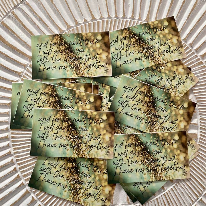 Crooked Halo - Wholesale Sticker - "My Next Trick" Sticker1