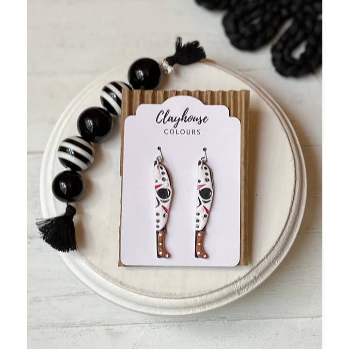 Clayhouse Colours - Wholesale Dangle Earrings - Scary Season Clay Earrings | Halloween Earrings