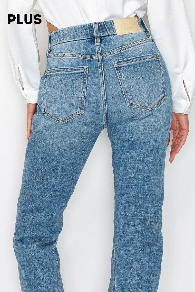 ARTEMIS VINTAGE - Wholesale Jeans - Women's -  PLUS - TUMMY CONTROL HIGH RISE STRAIGHT JEANS 4