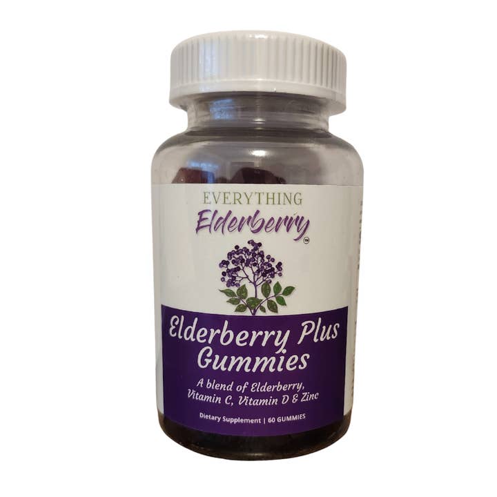 Elderberry Plus Gummies - now with Vitamin D for wholesale by Everything Elderberry