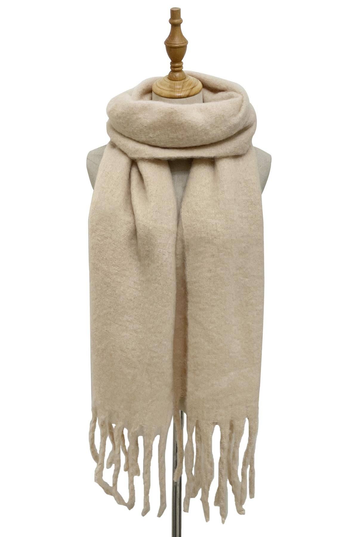 Fashion Scarf World - Vendita all'ingrosso Sciarpa - Donna - Sciarpa plaid con nappine semplice27