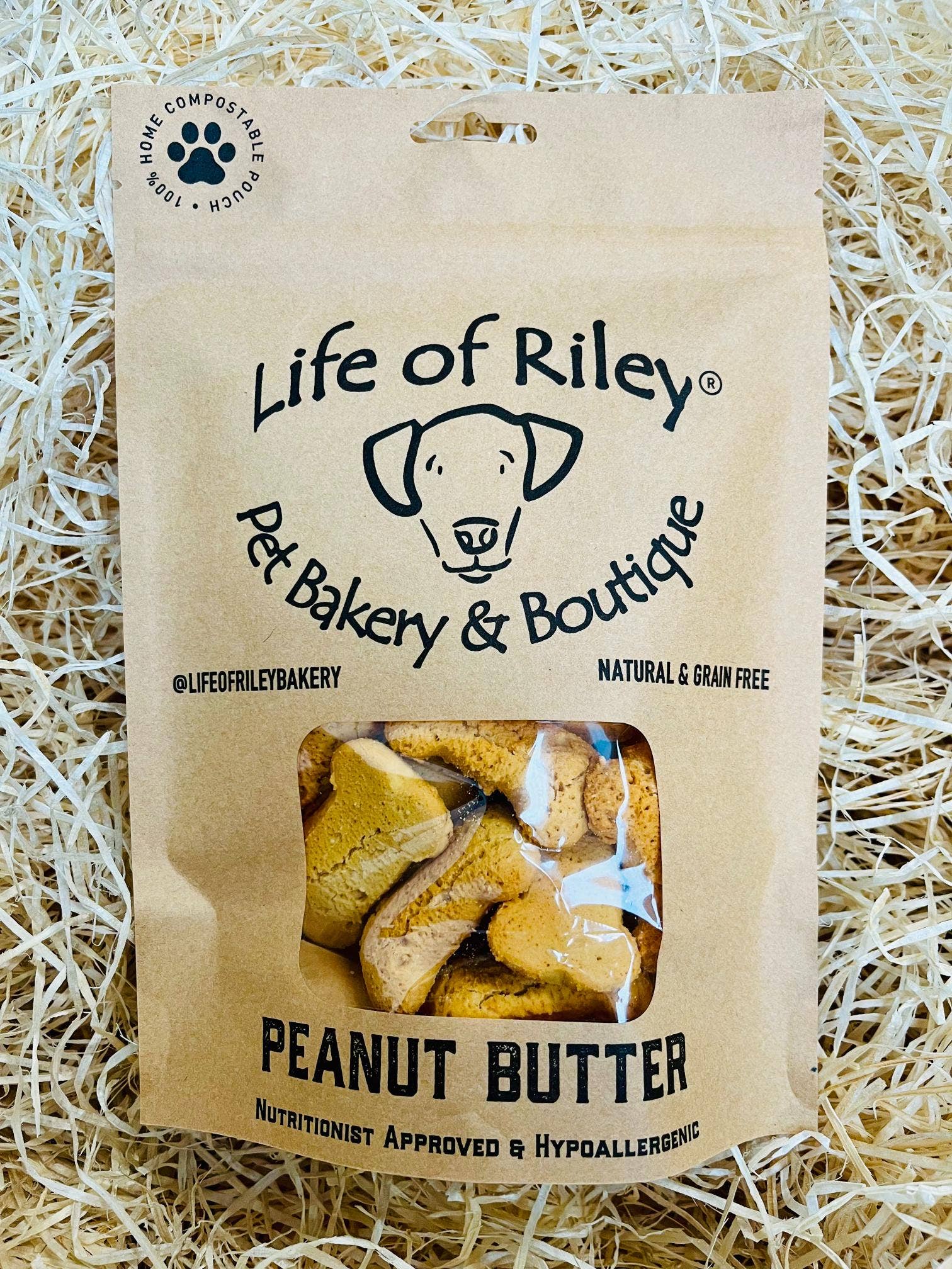 Life Of Riley Bakery Ltd - Wholesale Pet Treats - Dog - Peanut Butter Bones0