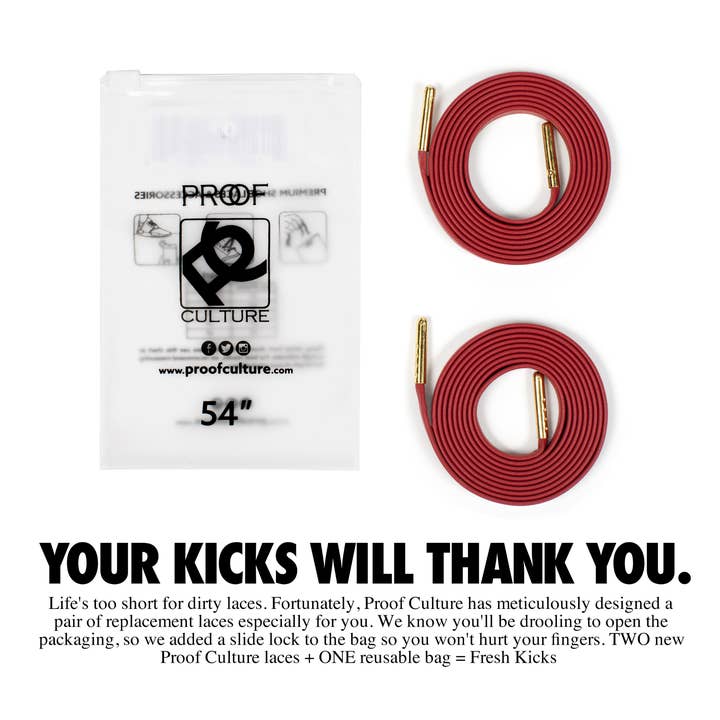 Proof Culture - Wholesale Shoelaces – Unisex - Luxury Leather Shoe Strings3