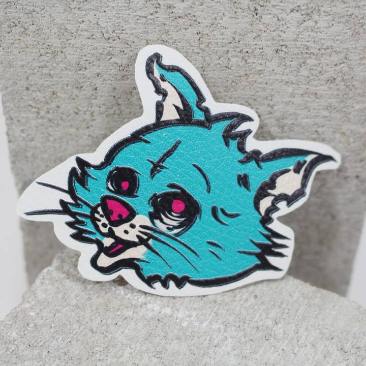 Godmachine - Wholesale Sticker - Leather Look Sticker Patch Assorted Designs13