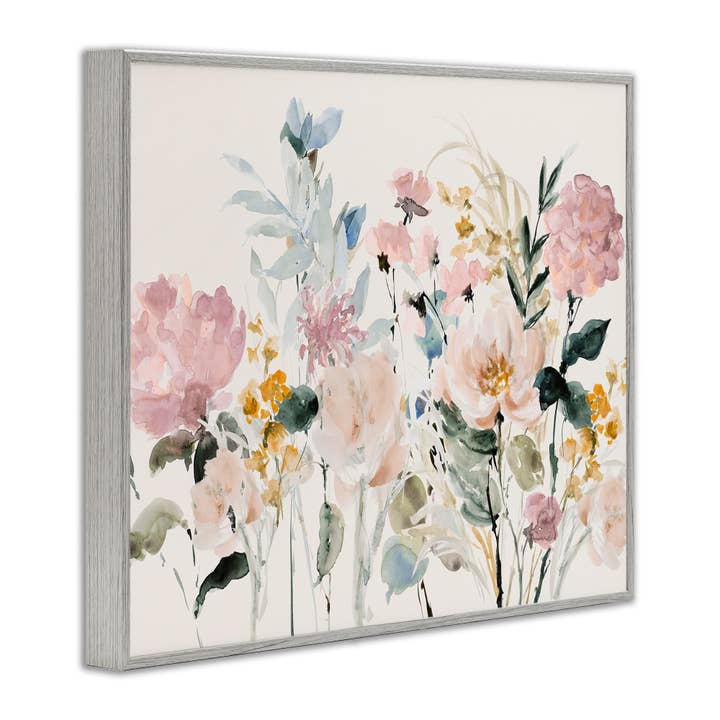 Stupell Industries - Wholesale Wall sign - Pastel Spring Flowers - Framed Wall Art14