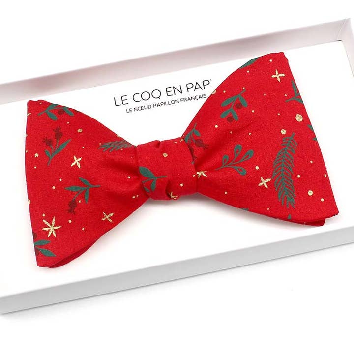 Le Coq en Pap' – Großhandel Fliege – Herren – Lang lebe die windrote Weihnachtsfliege2