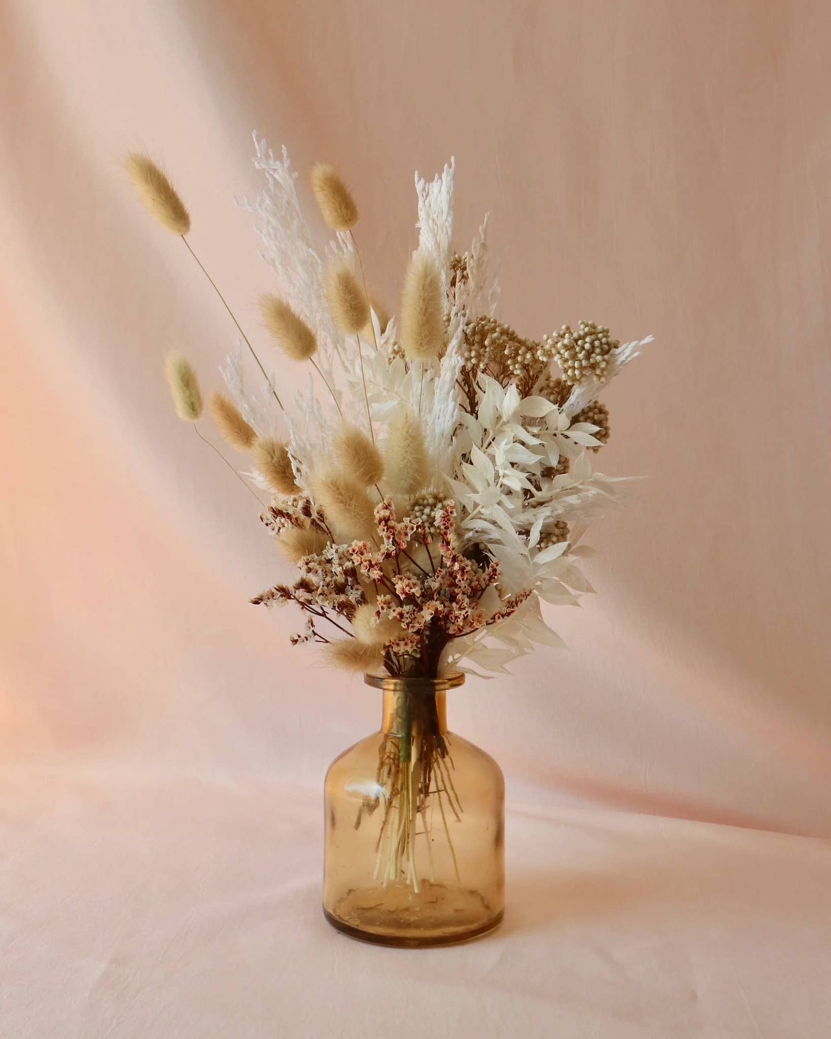 Rococo Floral Co - Wholesale Dried/Pressed Flowers - Preserved Bud Vase | Neutrals