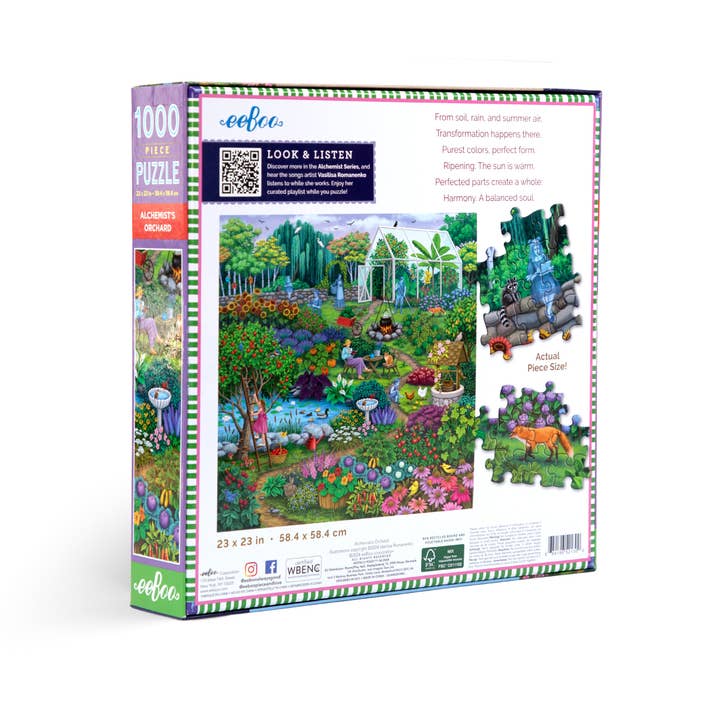 eeBoo - Wholesale Puzzle - Adult - Alchemist's Orchard 1000 Piece Puzzle3