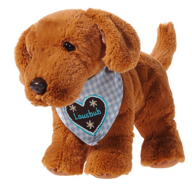 Heunec - Vendita all'ingrosso Peluche - Bambini e neonati - Cane con fazzoletto blu monello
