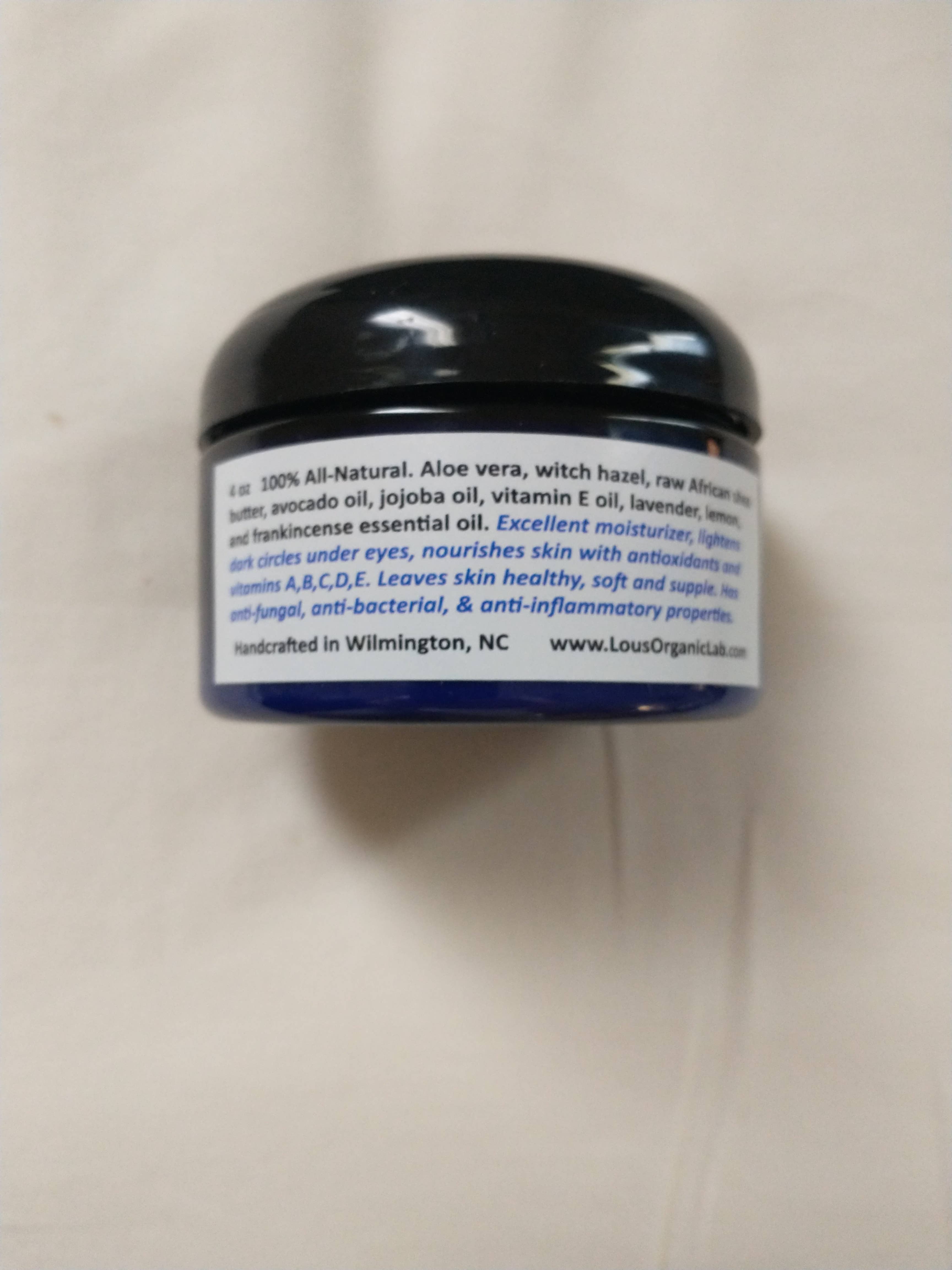 Lou's Organic Lab LLC - Wholesale Facial Moisturizer - All-Natural Her Majesty's Facial Cream 4 oz2