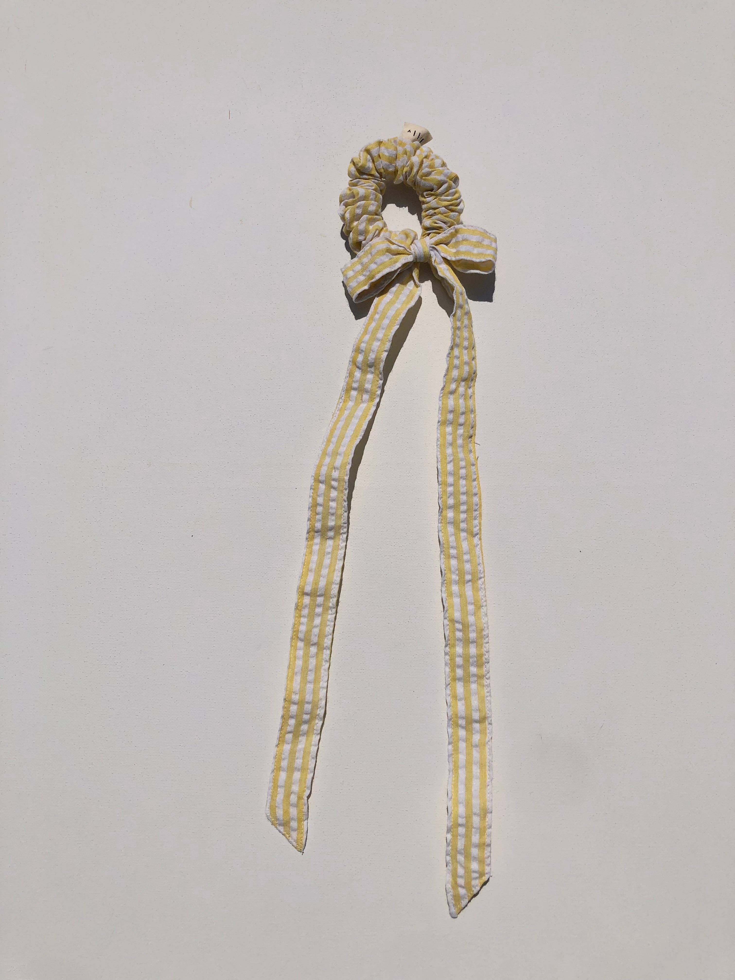 Billy Bamboo - Wholesale Scrunchie - Women's - STRIPE BOW SCRUNCHIES0