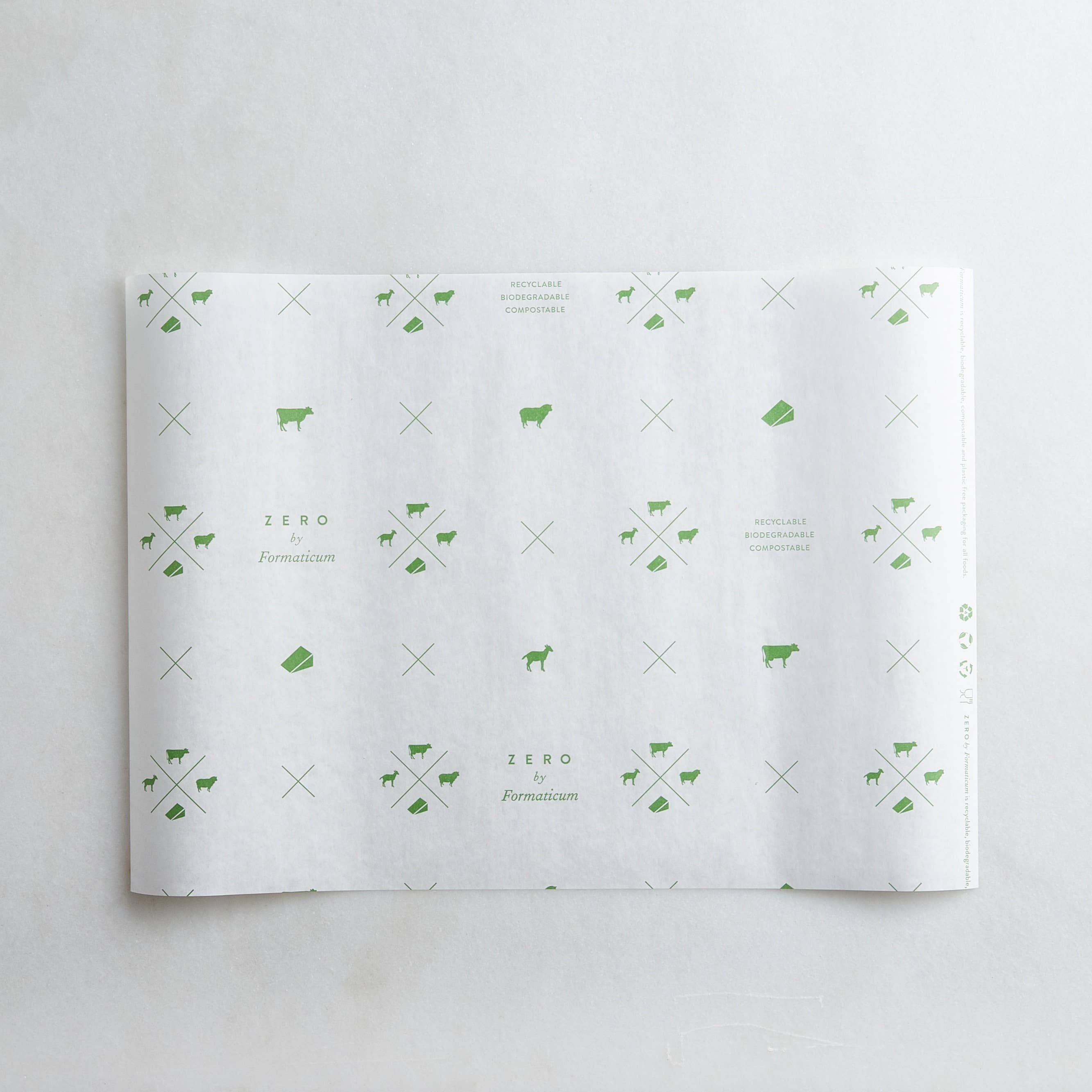 Formaticum - Wholesale Food Storage Wrap/Bag - Formaticum Zero Cheese Storage Paper - Case of 206