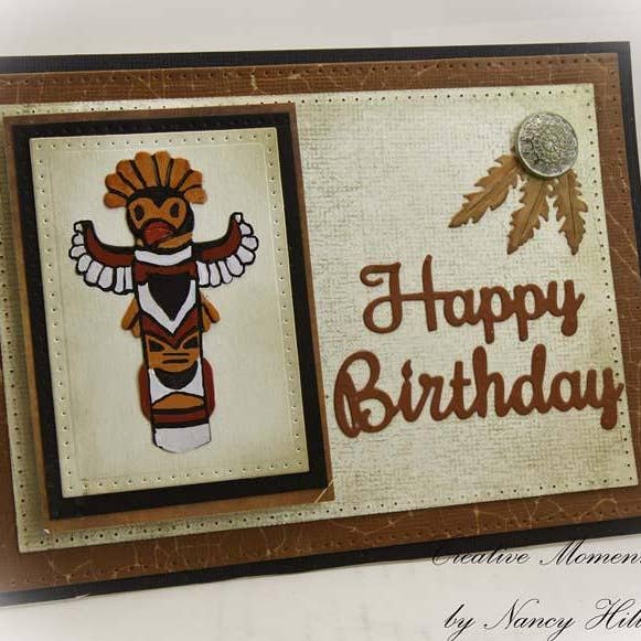 Ecstasy Crafts Distributing – Engroshandel Håndværk forsyninger – Frantic Stamper Precision Die - Indianske ikoner1