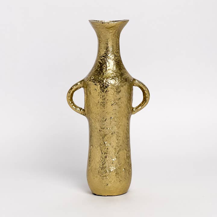 Jarrón grande de oro para venta al por mayor de India Handicrafts Inc