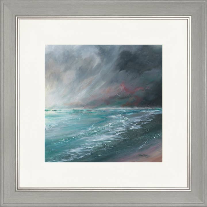 Symphony Square inramat tryck (13" eller 19") för wholesale av Bree Merryn Art Ltd