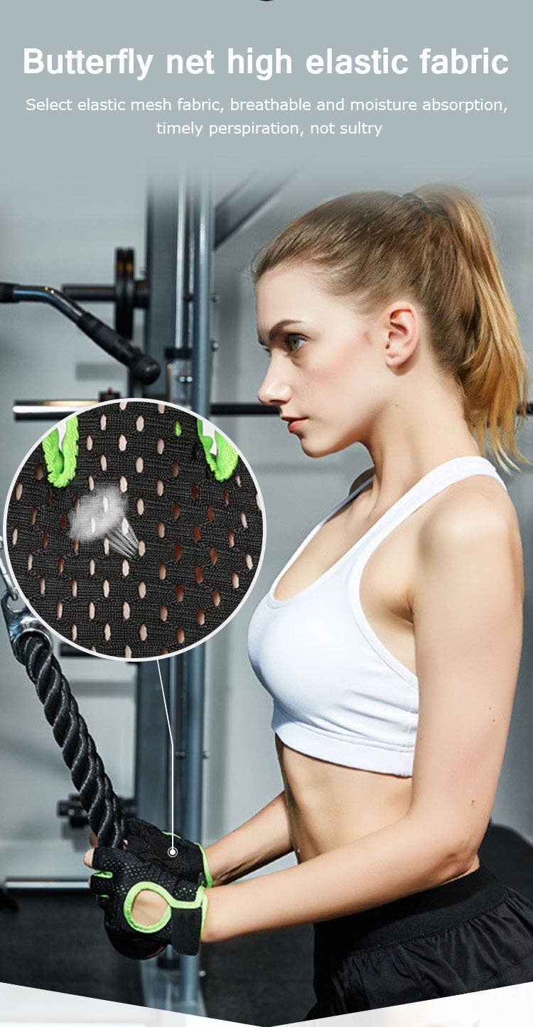 VIGOR - Wholesale Fitness Equipment - Breathable Workout Gloves Weight Lifting Fingerless Gym Exer11