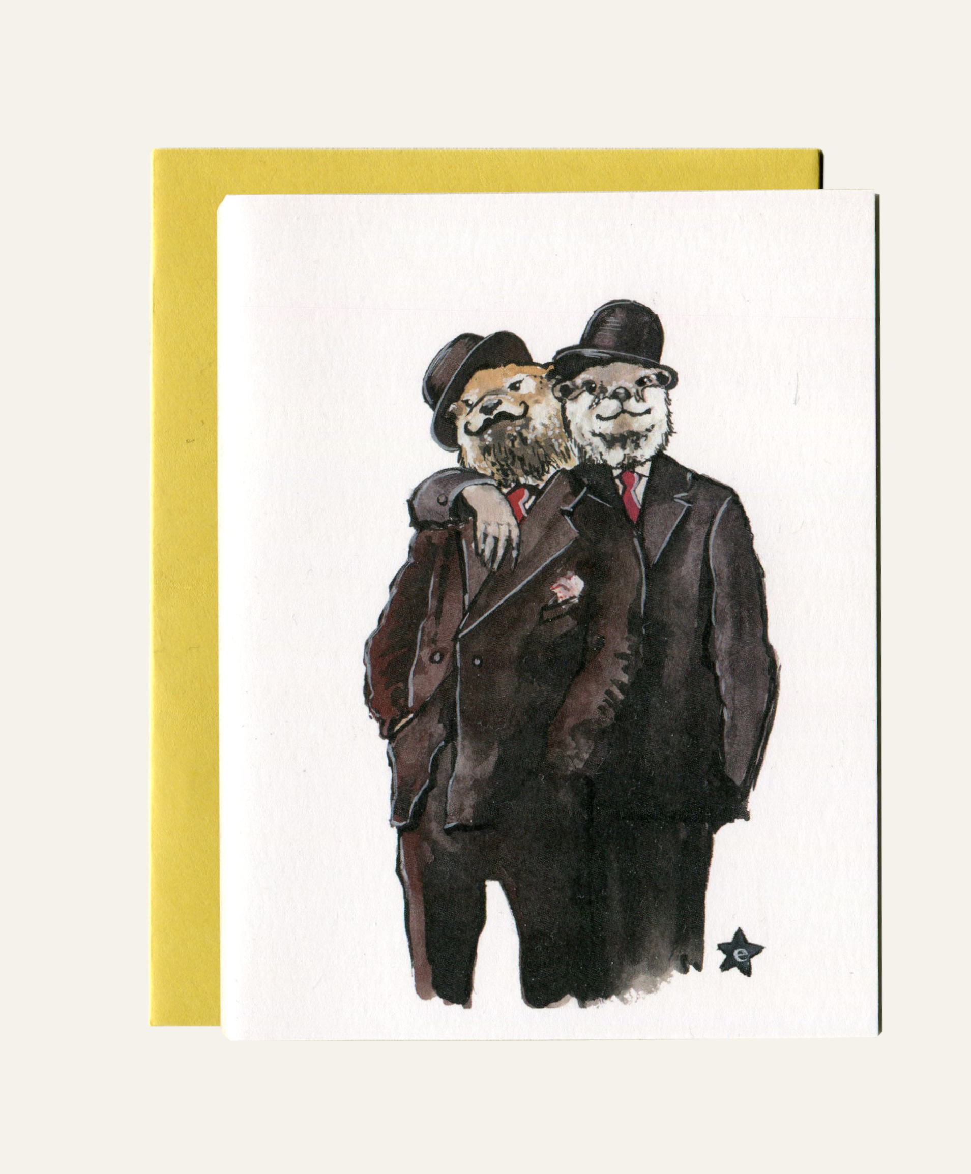 Darling Illustrations - Wholesale Love Card - No Otter Like You - Notecard2