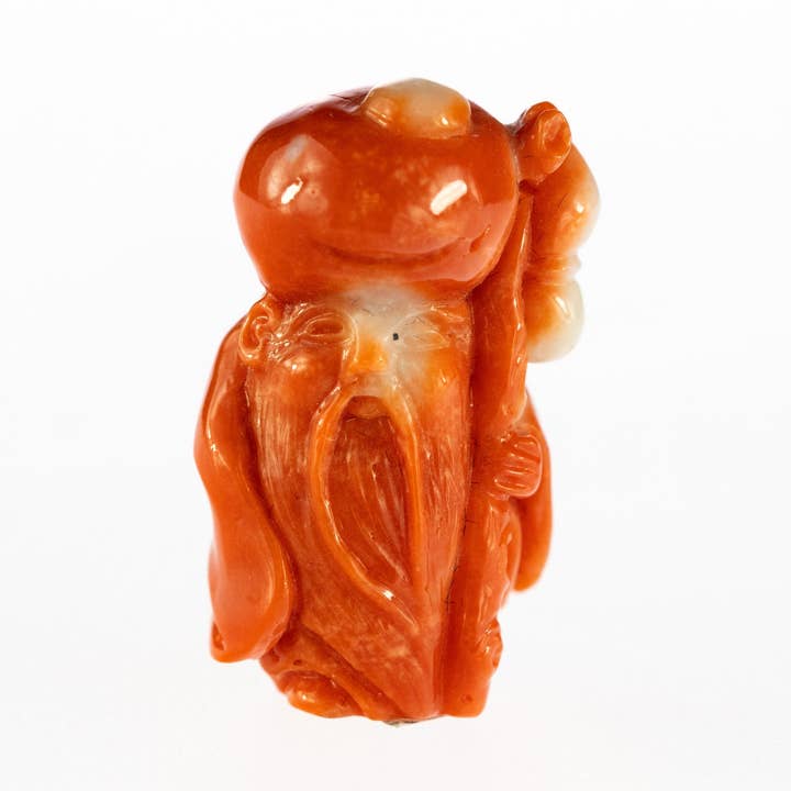 Rote Korallenstatuen Wohnkultur 10 für den Großhandel von Asian Ethnic Art