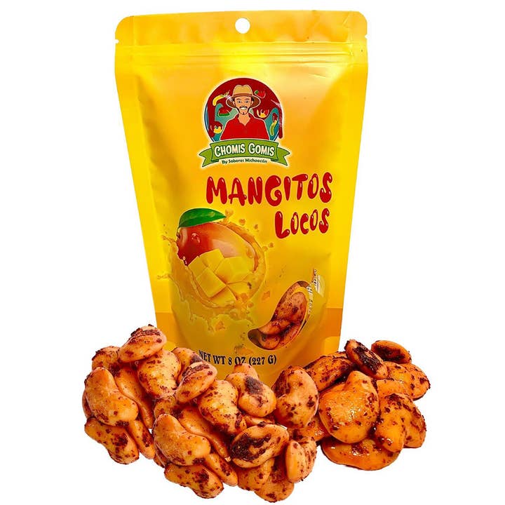 Mango Chile Chamoy Gummies - Mangitos Locos for wholesale by Chomis Gomis