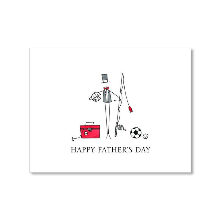 "TACKLE BOX" FATHER'S DAY CARD for wholesale by LO in LONDON®