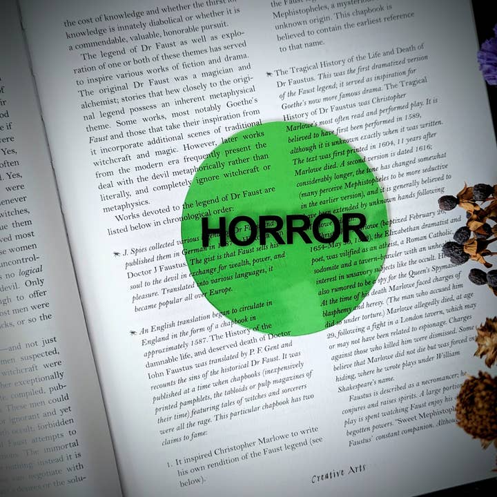 Clear Bookmark - VHS Horror Sticker Tape Rental Nostalgia for wholesale by Dark Veinlet