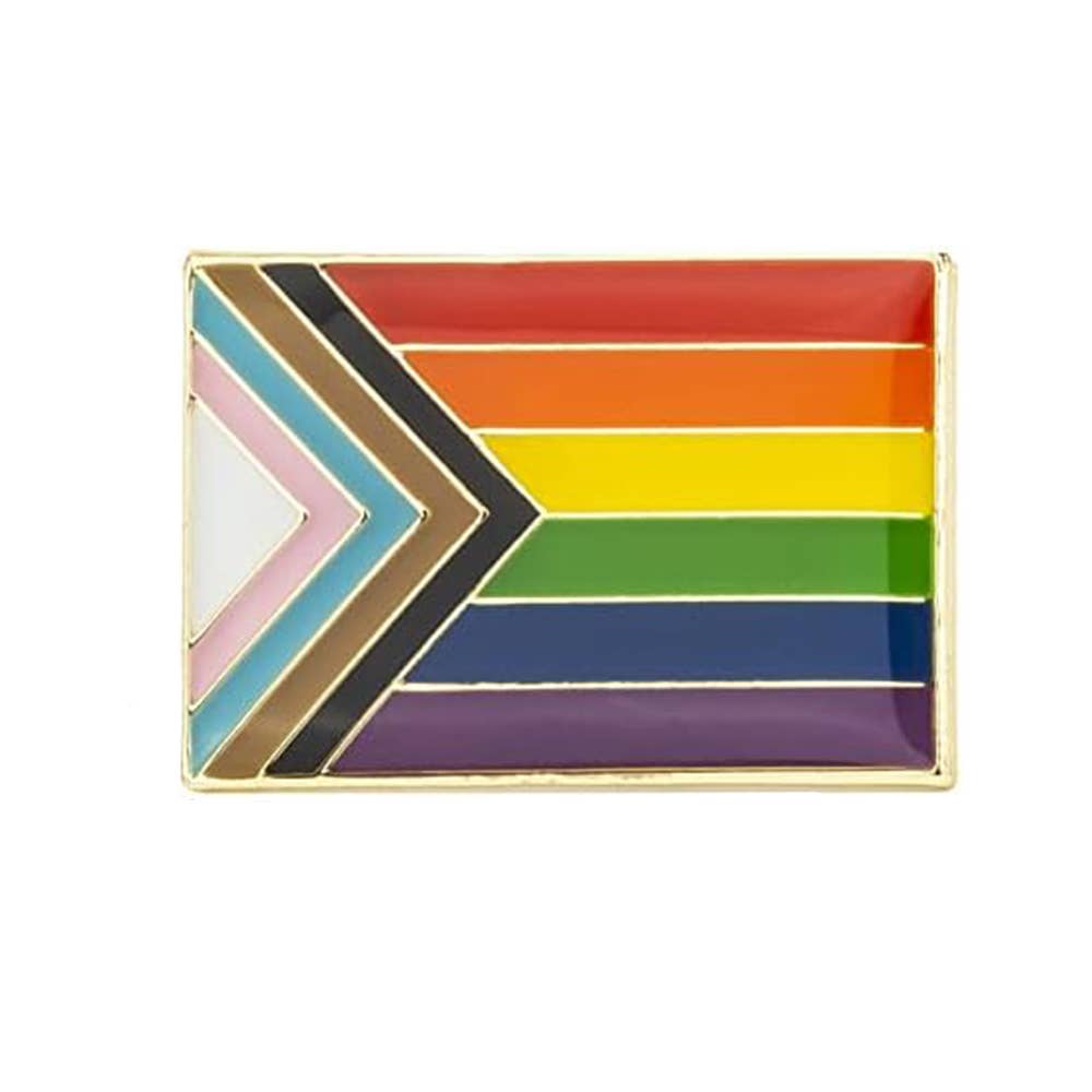 Blinkee.com, LLC - Wholesale Lapel Pin/Button - Unlit Pride Rainbow LGBT Enamel Lapel Pin