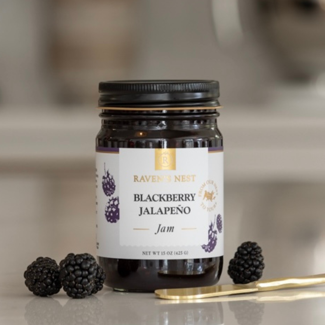 Raven's Nest Gourmet - Wholesale Jam/Jelly - Blackberry Jalapeño Jam - 15 oz.1