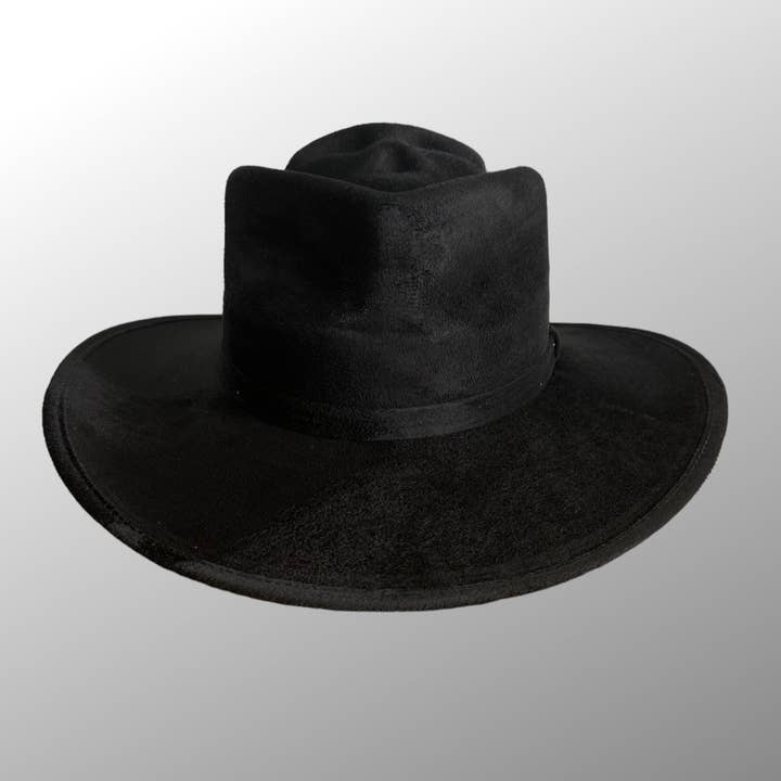 Nati Natash - Wholesale Fedora - Women's - Skull-Billy Style Vegan Suede Hat