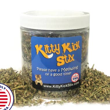 Kitty Kick Stix Premium kattenkruidpot voor wholesale door Kitty Kick Stix