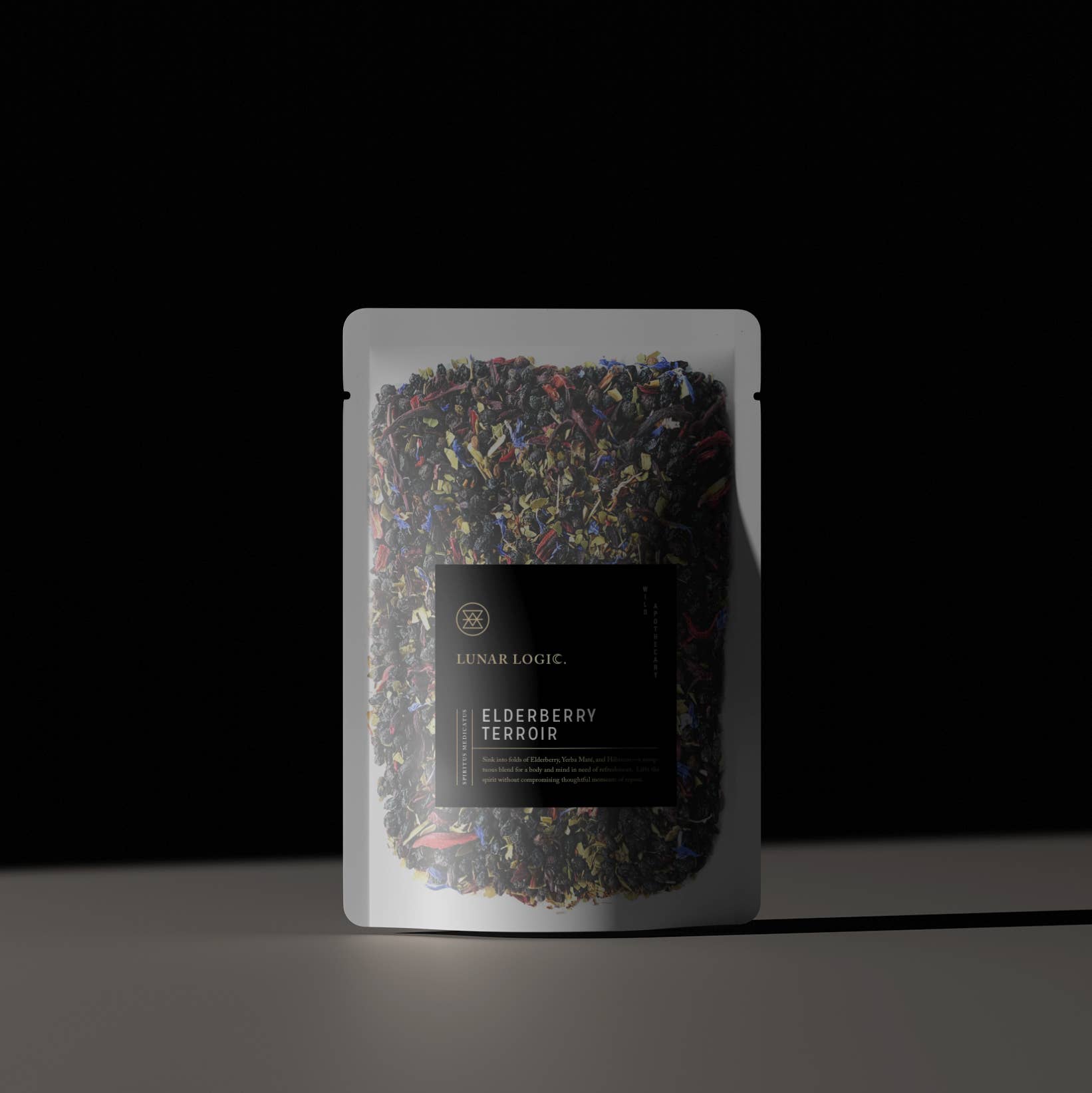 Lunar Logic Wild Apothecary - Wholesale Loose tea - ELDERBERRY TERROIR / Herbal Tea